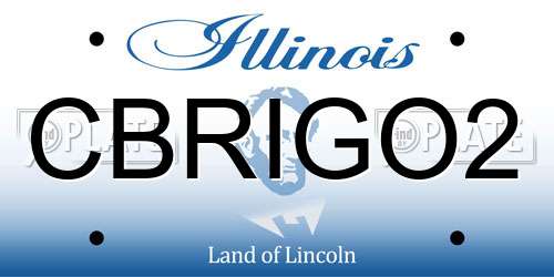 CBRIGO2 Illinois License Plate