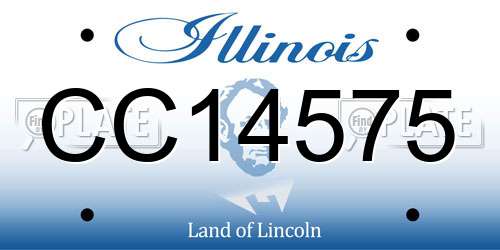 CC14575 Illinois License Plate