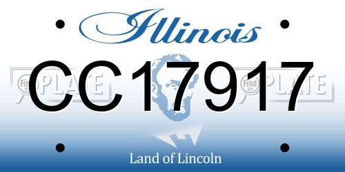 CC17917 Illinois License Plate