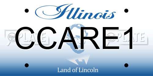 CCARE1 Illinois License Plate