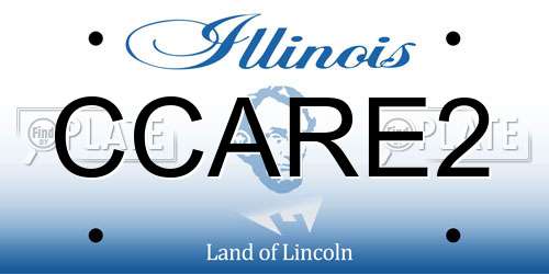 CCARE2 Illinois License Plate