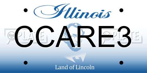 CCARE3 Illinois License Plate