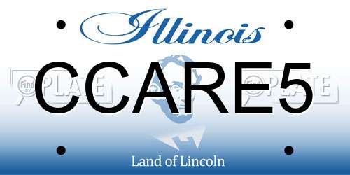 CCARE5 Illinois License Plate