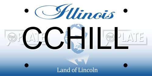 CCHILL Illinois License Plate