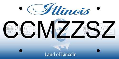 CCMZZSZ Illinois License Plate
