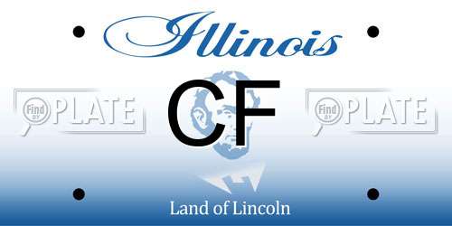 CF Illinois License Plate