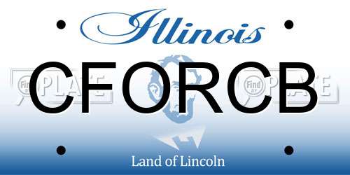 CFORCB Illinois License Plate