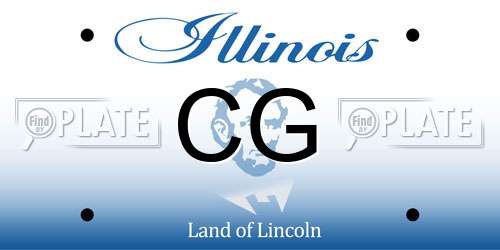 CG Illinois License Plate