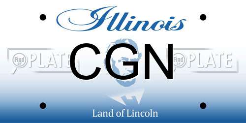 CGN Illinois License Plate