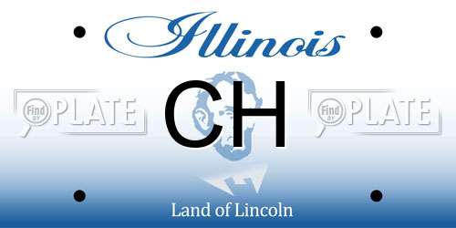 CH Illinois License Plate