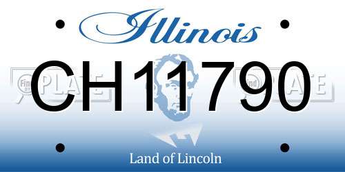 CH11790 Illinois License Plate