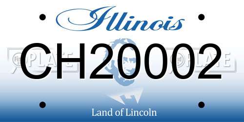 CH20002 Illinois License Plate