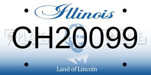 CH20099 Illinois License Plate