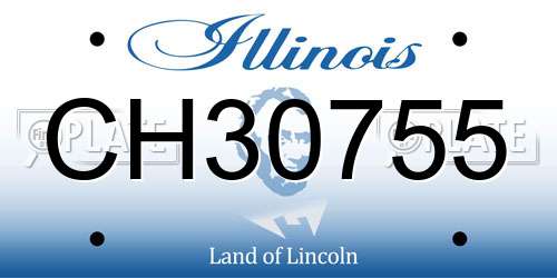 CH30755 Illinois License Plate