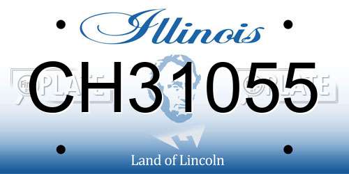 CH31055 Illinois License Plate