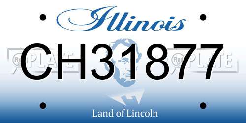 CH31877 Illinois License Plate