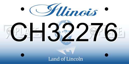CH32276 Illinois License Plate