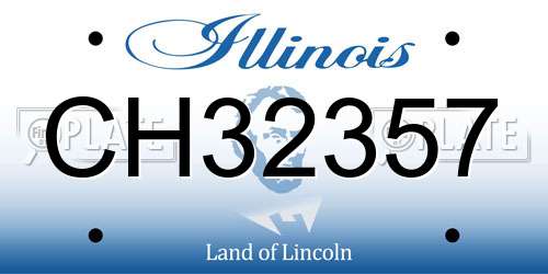 CH32357 Illinois License Plate