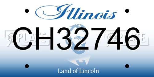 CH32746 Illinois License Plate