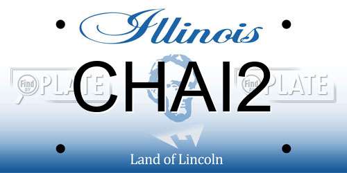 CHAI2 Illinois License Plate