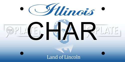 CHAR Illinois License Plate