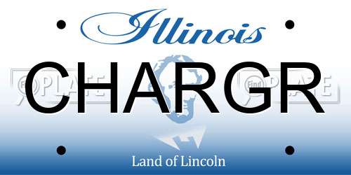 CHARGR Illinois License Plate