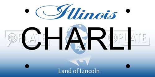 CHARLI Illinois License Plate