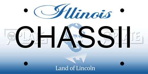 CHASSII Illinois License Plate