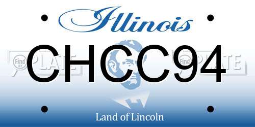 CHCC94 Illinois License Plate
