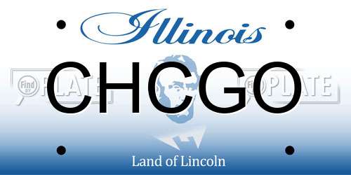 CHCGO Illinois License Plate