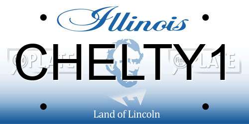 CHELTY1 Illinois License Plate