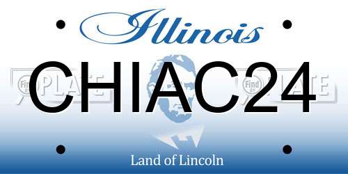 CHIAC24 Illinois License Plate