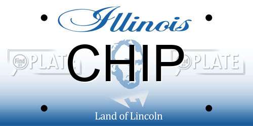 CHIP Illinois License Plate