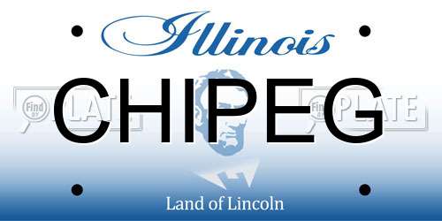CHIPEG Illinois License Plate
