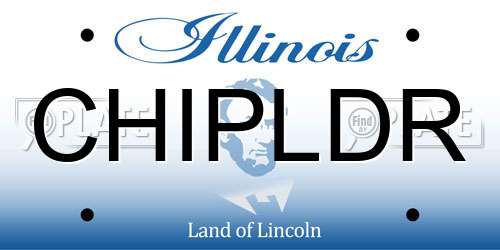 CHIPLDR Illinois License Plate