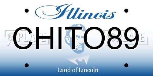 CHITO89 Illinois License Plate