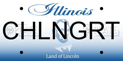 CHLNGRT Illinois License Plate