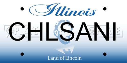 CHLSANI Illinois License Plate
