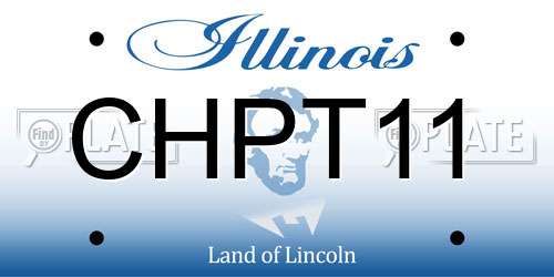 CHPT11 Illinois License Plate