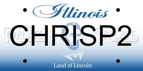 CHRISP2 Illinois License Plate