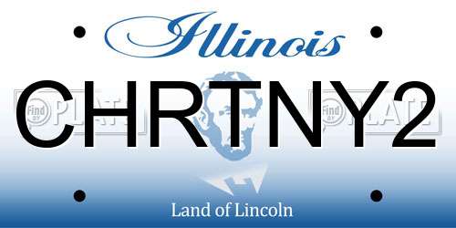 CHRTNY2 Illinois License Plate