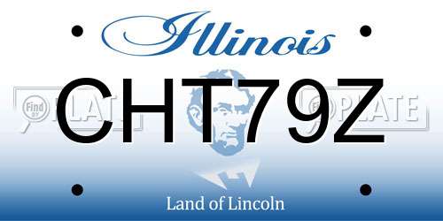 CHT79Z Illinois License Plate