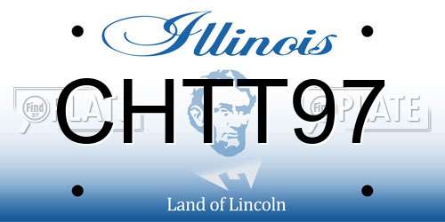 CHTT97 Illinois License Plate