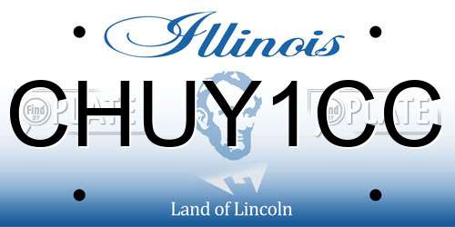 CHUY1CC Illinois License Plate