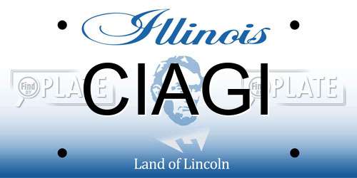 CIAGI Illinois License Plate