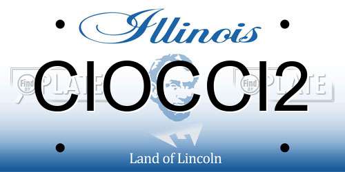 CIOCCI2 Illinois License Plate