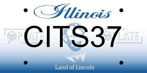 CITS37 Illinois License Plate
