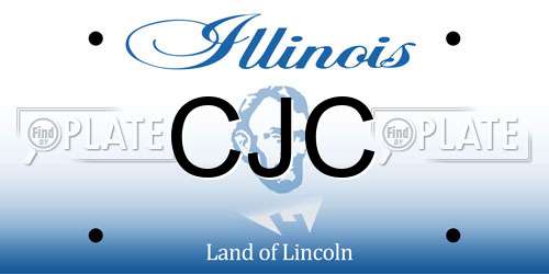 CJC Illinois License Plate