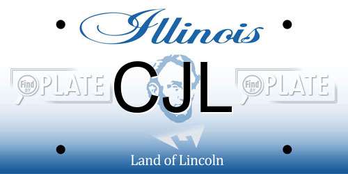 CJL Illinois License Plate
