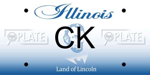 CK Illinois License Plate